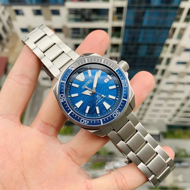 Seiko Prospex Samurai Save The Ocean Blue Dial Men's Watch | SRPD23J1